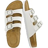 CUSHIONAIRE Women's Lela Cork footbed Sandal with +Comfort