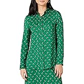 Amazon Essentials Women's Georgette Long Sleeve Relaxed-Fit Pockets Shirt