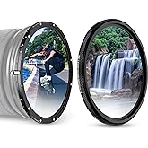 JJC True Color 82mm ND Filter Kit Variable ND2.5-1000(1-10 Stop),No X Cross | No Color Shift, No Vignetting, Two-Part Design 5 Stop VND + 5 Stop ND32 Fixed, Multi-Coated Neutral Density Lens Filter