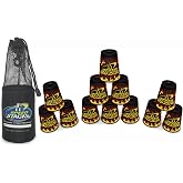 Speed Stacks Set of 12 Competition 4" Black Flame Cups with Carrying Bag
