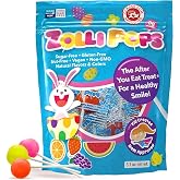 Zollipops Clean Teeth Pops, Sugar-Free, Assorted Fruit Flavors, 3.1 oz | Zero sugar, dentist-approved lollipops help prevent cavities w/ xylitol; great for kids, diabetics &amp; keto diet; dye-free
