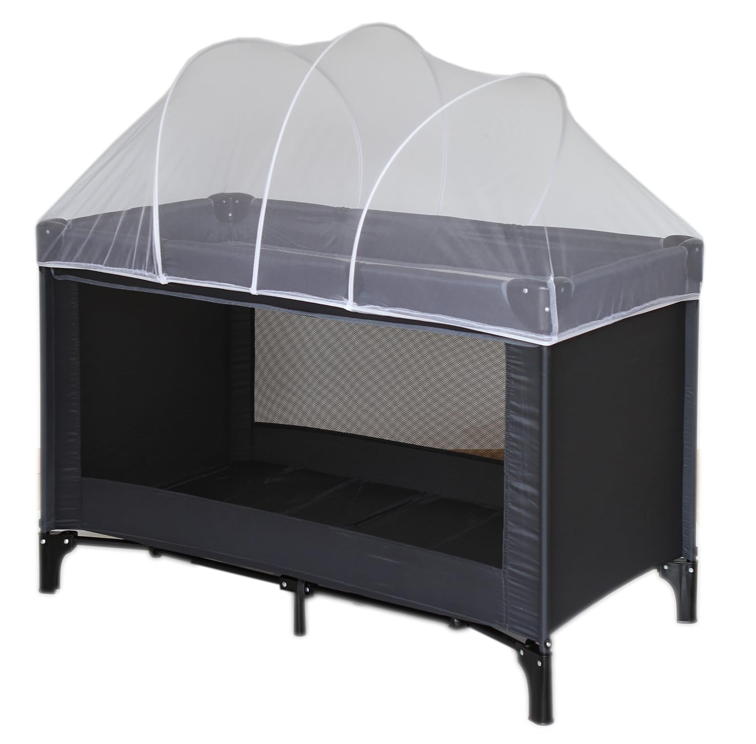 Nattou 11000 Mosquito Net with Arches for Travel Cot 120 x 60 cm