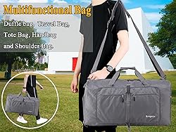 Woogwin Travel Duffel Bag Large Foldable Waterproof