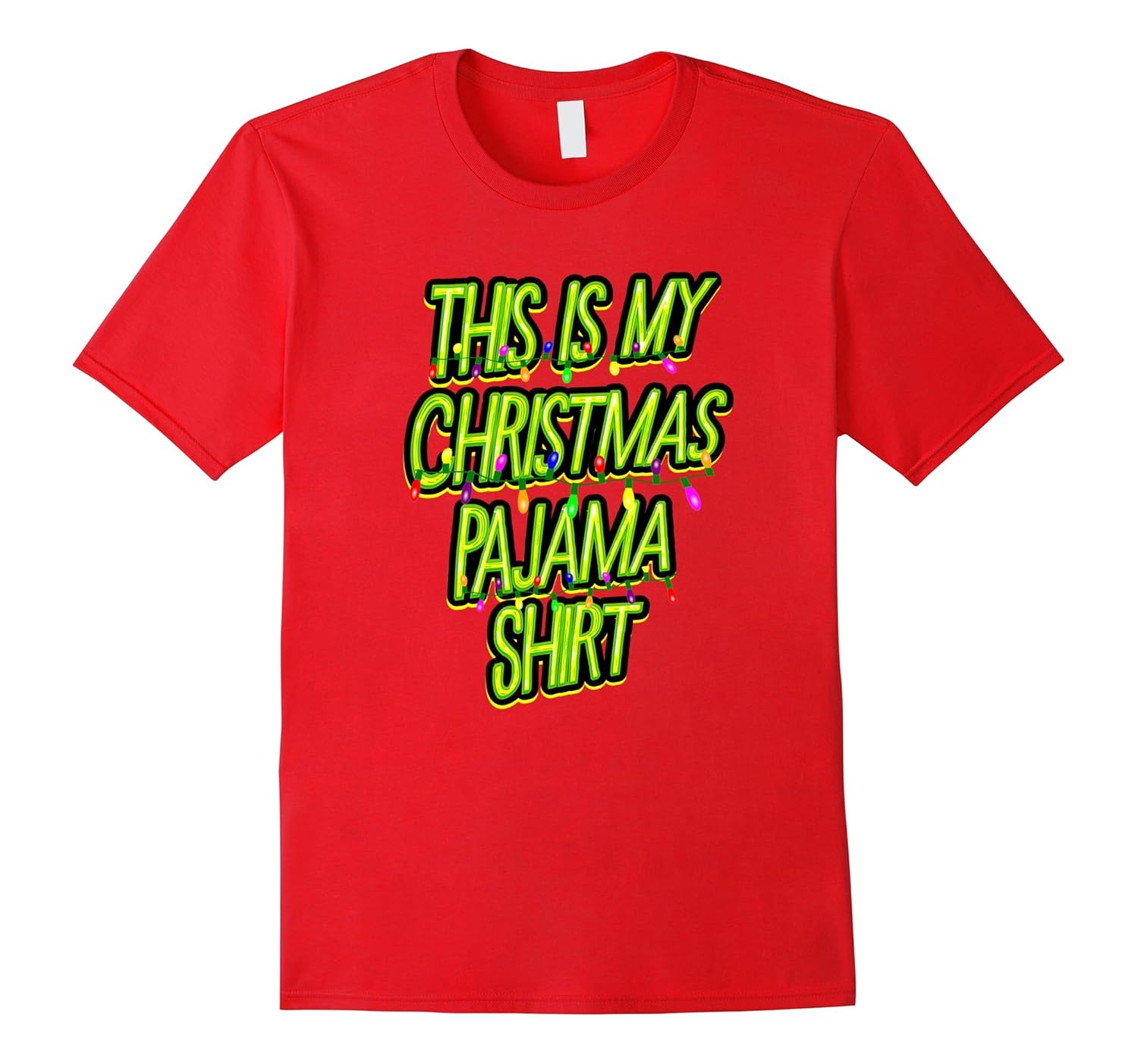 This Is My Christmas Pajama Shirt - Ugly Family Pjs Gift T-ANZ