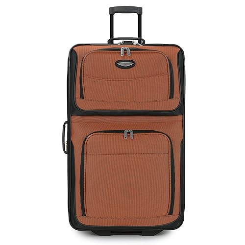 Travel Select Amsterdam Expandable Rolling Upright Luggage, Orange