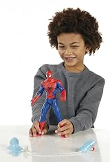 SPIDER-MAN Triple Attack 10-inch Figure w/ Lights Sounds 2 Weapons view 3