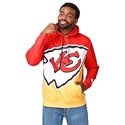 FOCO Kansas City Chiefs NFL Mens Bold Logo Hoodie