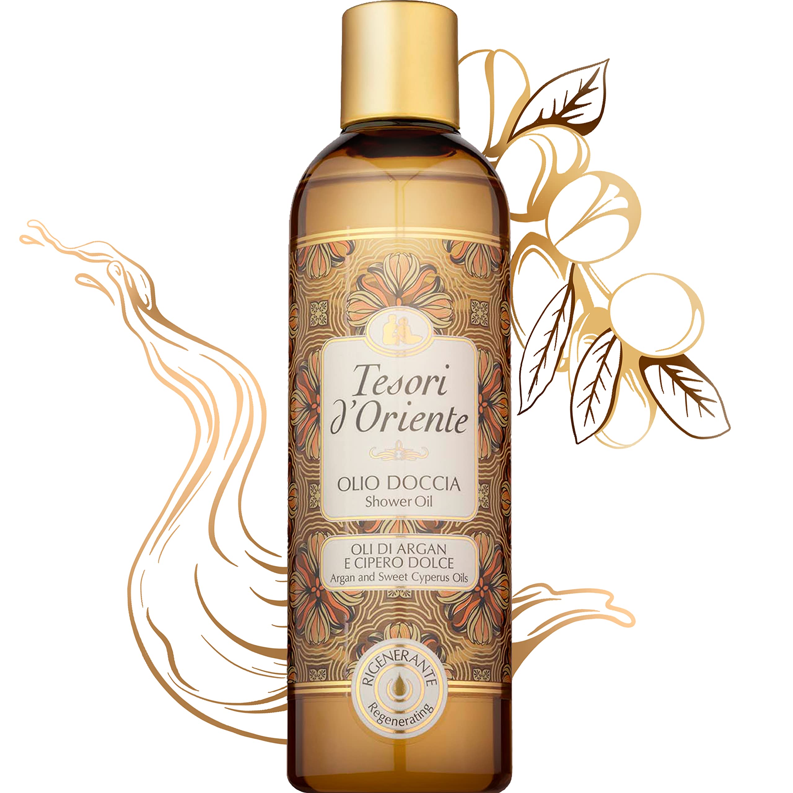shower oil - Argan & Sweet Cyperus Oils 250 ml