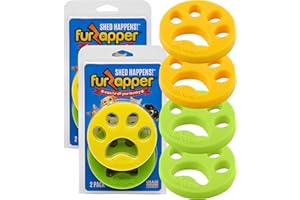 FurZapper Pet Hair Remover for Laundry, 4 Count - Reusable Dog & Cat Hair Remover Tool As Seen on Shark Tank - Removes Pet Fu