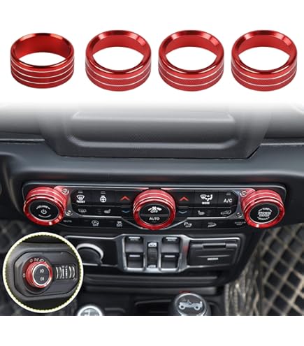 Lot De 2 Cache Charnière Capot Moteur Jeep Wrangler JL/JLU & Gladiator JT 2018-2022 – Style Fibre De Carbone Noir ABS
