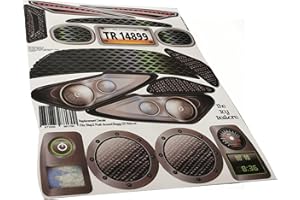 The Toy Restore Replacement Stickers Fits Step2 Push Around Buggy GT Ride-on Car