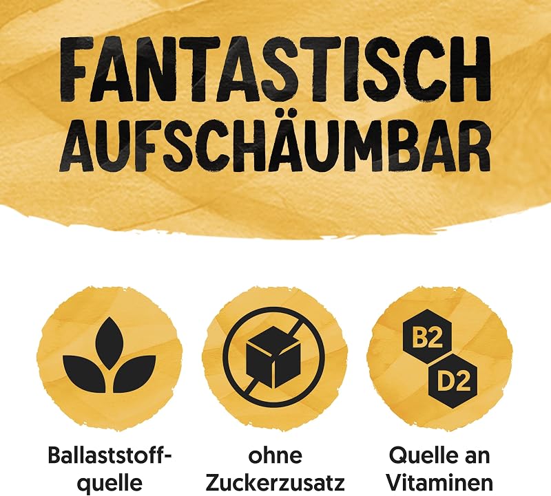 Barista Haferdrink – Zum Aufschäumen – Vegan und milchfrei – Von Natur aus laktosefrei – Reich an Ballaststoffen, Calcium und Vitaminen – 8 x 1 L – Haltbar