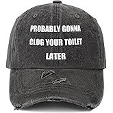 Funny I Bleached My Assholes for This Hat for Mens Classic Washed Distressed