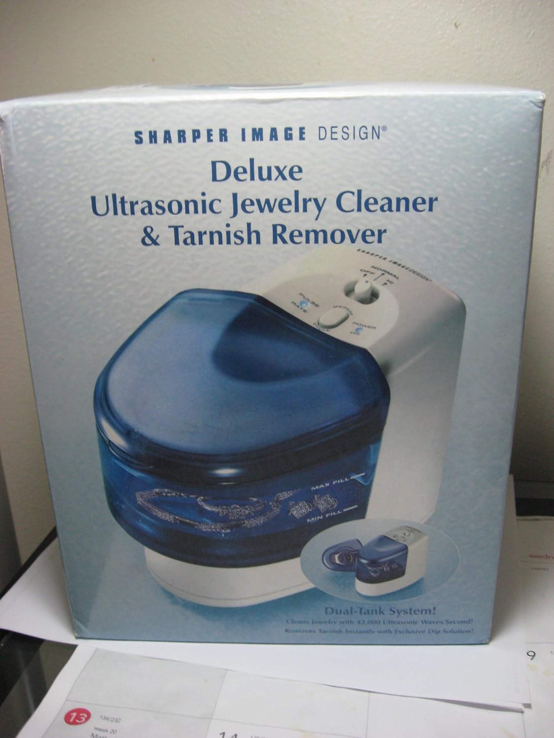Sharper Image Deluxe Ultrasonic Jewelry Cleaner Si814
