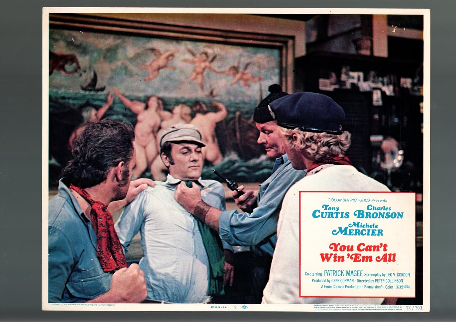 Amazon Com Movie Poster You Can T Win Em All 1970 Lobby Card Comedy Adventure Tony Curtis Vf Entertainment Collectibles