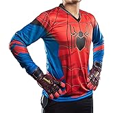 Geko Sports Red Widow II Goalkeeper Jersey (Red/Blue, Adult Small)