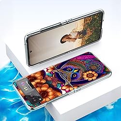 Bcov Case for Motorola Razr 2023,Colorful Owl