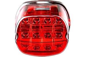 Akmties Red Dyna Led Tail light compatible with road king Classic/ultra/Fatboy,FLSTFB/Heritage Softail Classic/Wide Glide/2008 road glide/Electra Glide(not fit 1999 Heritage)