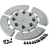 Wood Lathe Chuck Jaws, Cole Jaw Set with basic cole jaw 10" and 5" Extension Kit, total 15" Flat Jaws. Compatible with Super NOVA 2, G3.