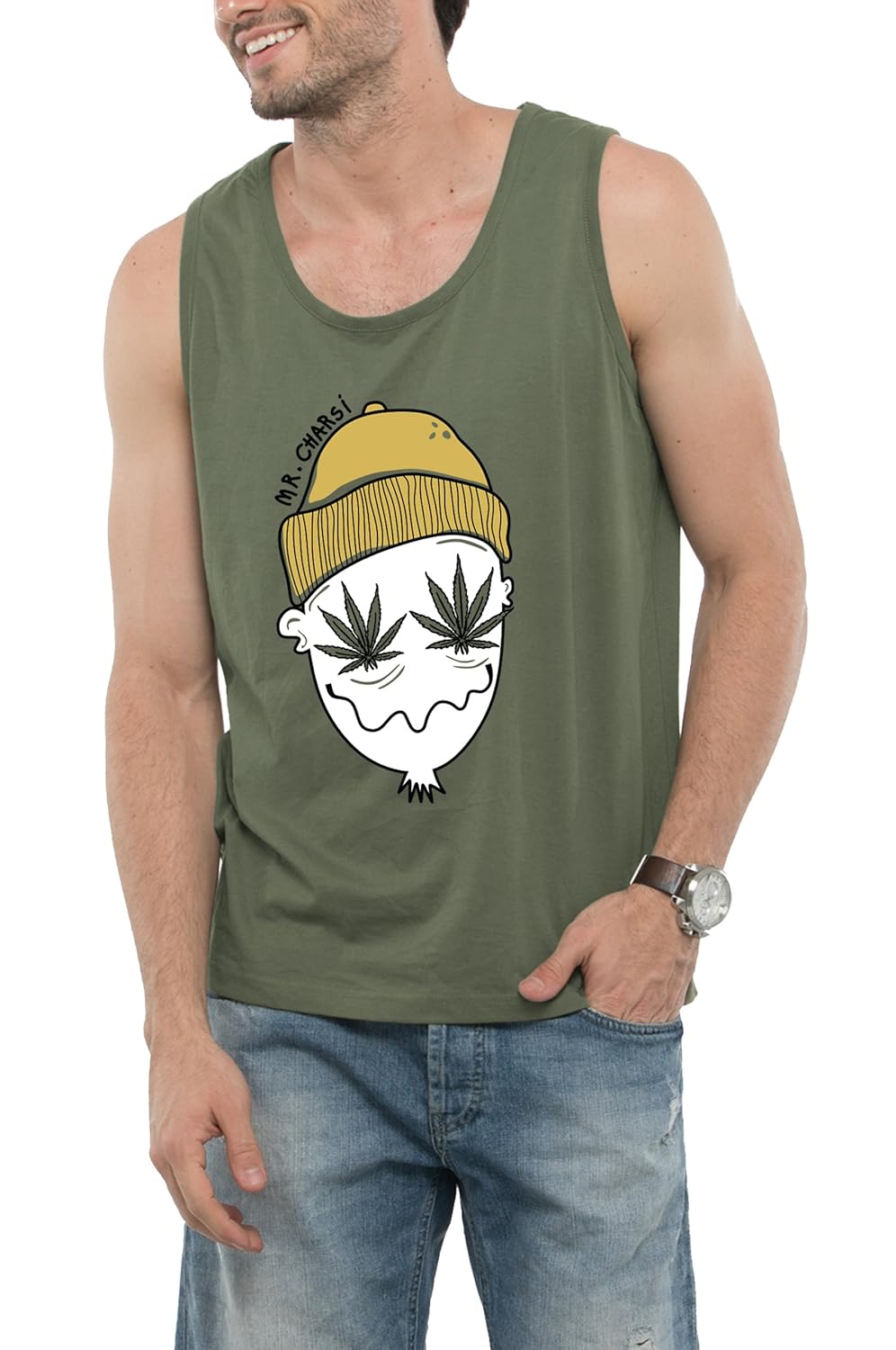 bewakoof sleeveless t shirts