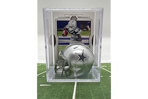 RIDDELL Dallas NFL Helmet Shadowbox w/Ceedee Lamb card
