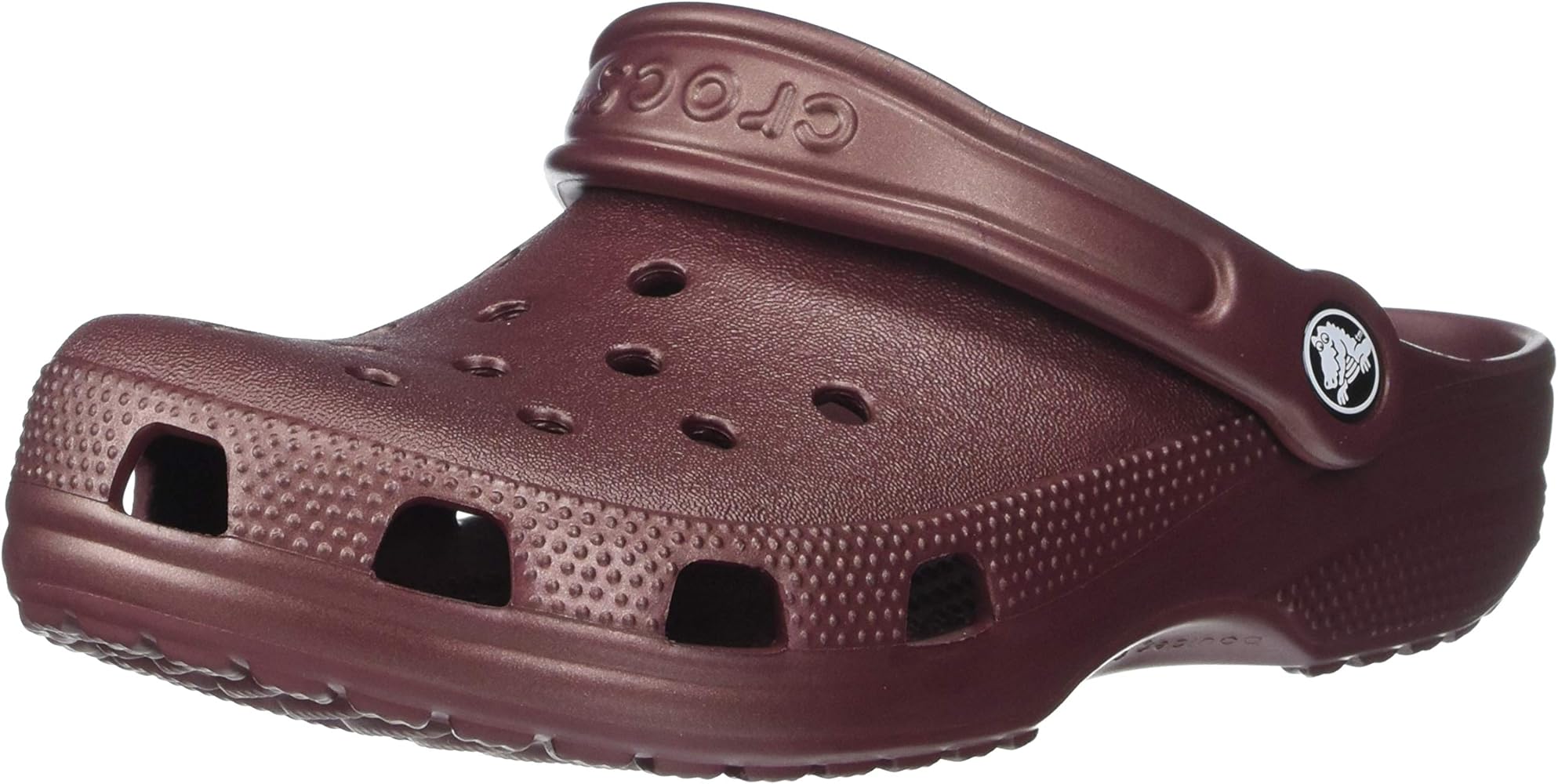 burgundy clogs