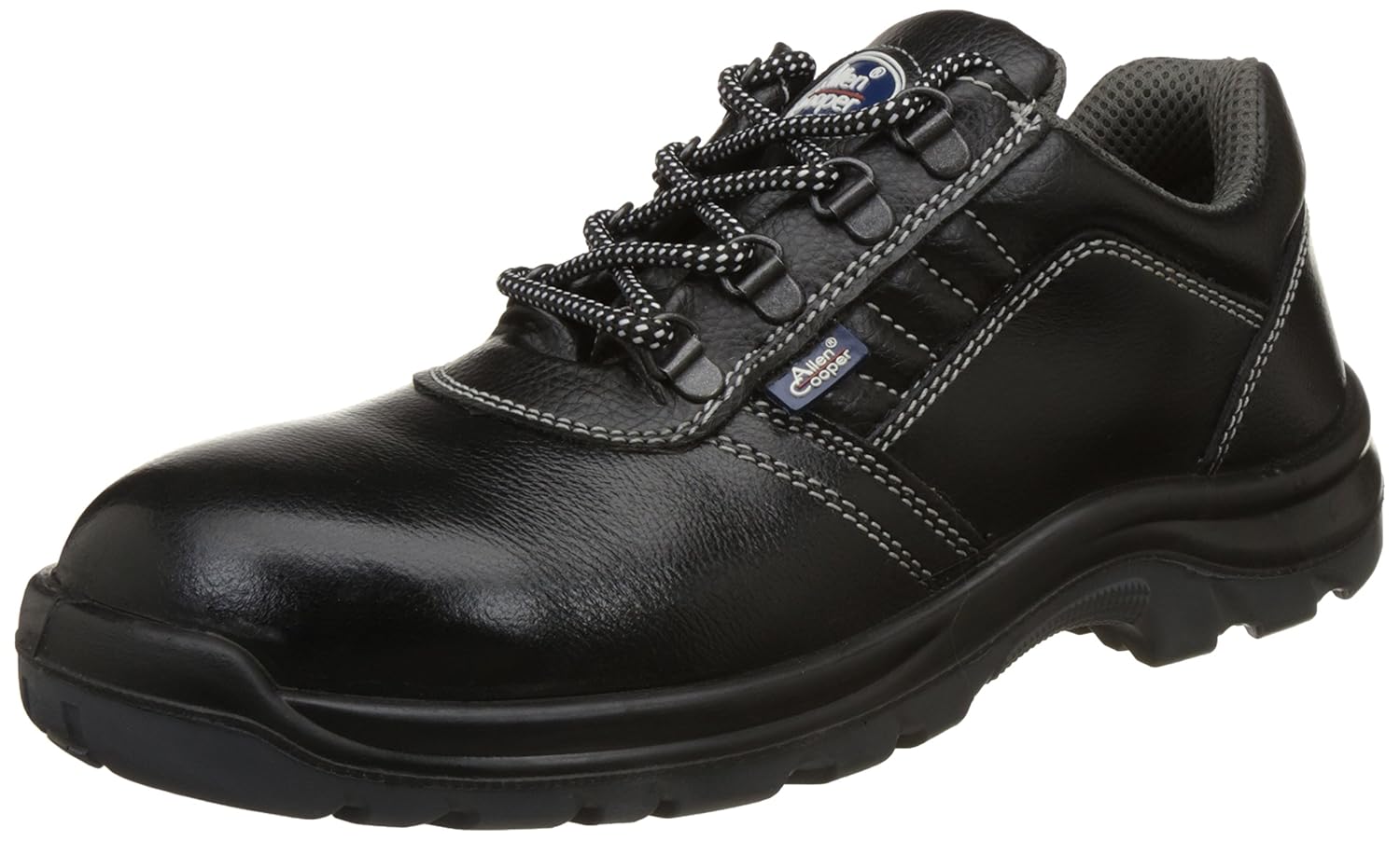 Allen Cooper AC1267 Safety Shoe, Double Density DIPPU Sole, Black