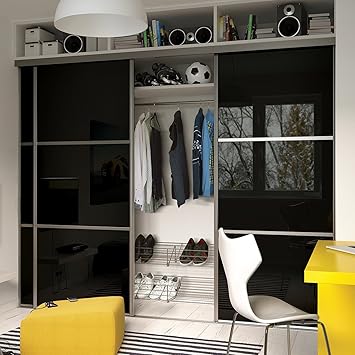 Sliding Wardrobe Door Set 4 Door Made To Measure Linear 3 Panel