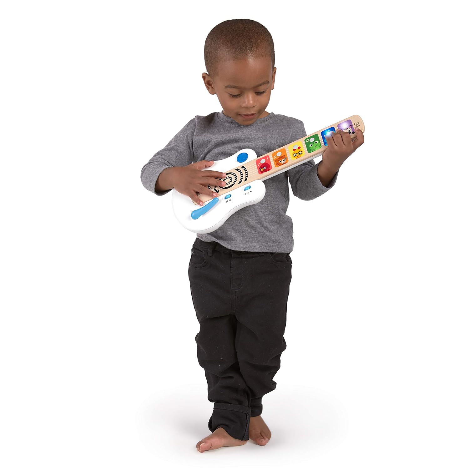 Baby Einstein Strum Along Songs Magic Touch Musical Wooden Electronic Guitar Toy, 12 Months and Up : Baby