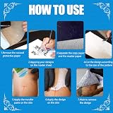 Emalla 30pcs Tattoo Practice Kit 10 Fake Skin 20 Stencil Transfer Paper Training view 4
