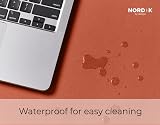 Nordik By Design Cork Leather Desk Mat 89x43cm Non-Slip Vegan Leather view 3