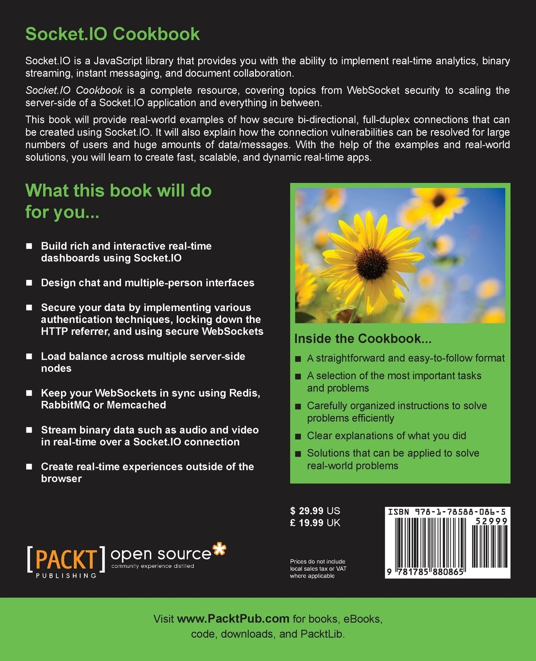Socket Io Cookbook Cadenhead Tyson 9781785880865 Amazon Com Books