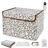 Folding Bread Proofing Box with 50-115℉Temp Control &amp; 96H Timer | Large Dough Proofing Box with Metal Rack, Humidor, Proofing Box for Sourdough, Bread Baking, Pizza, Kombucha, Yogurt