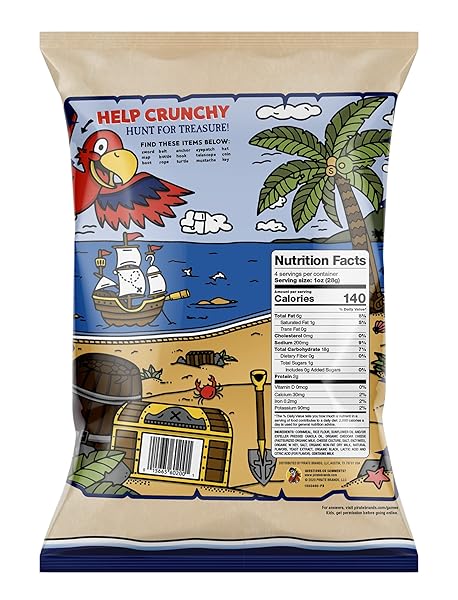 PIRATE’S BOOTY AGED WHITE CHEDDAR CHEESE PUFFS, GLUTEN-FREE, KIDS SNACKS, 4OZ