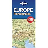 Lonely Planet Europe Planning Map: Easy-Fold, Full Colour Travel Map with Top Attractions, Itineraries &amp; Themed Lists | Handy Slipcase for European Adventures