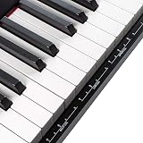 RockJam 88 Key Digital Piano Semi-Weighted Keys Keyboard view 7