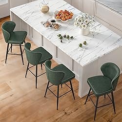 LUE BONA 26 Inch Swivel Bar Stools Set of