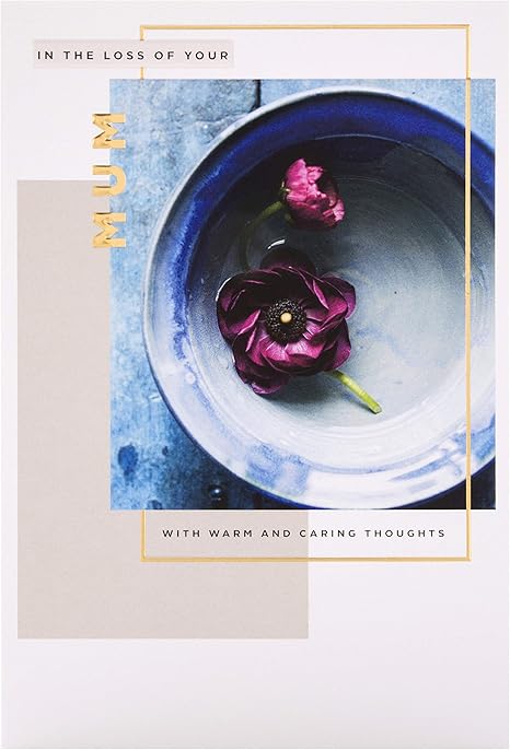 Biglietto Di Condoglianze Per La Perdita Della Mamma Da Hallmark Design Fotografico In Rilievo Amazon It Cancelleria E Prodotti Per Ufficio