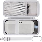co2CREA Hard Travel Case Replacement for Bose New SoundLink Flex 2nd Gen/Bose SoundLink Flex Bluetooth Portable Speaker (Fog Grey Case)