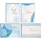Hallmark Funeral Thank You Cards, Abstract Watercolor (24 Thank You for Your Sympathy Cards with Envelopes)