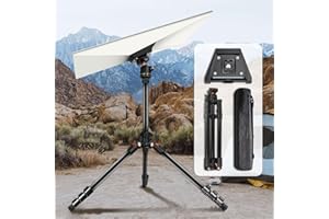 Ybervont Starlink Gen3 Tripod Mounting Kit for Easy and Secure Installation of Starlink Internet Kit Satellite, Black, XL3-SJJZJ