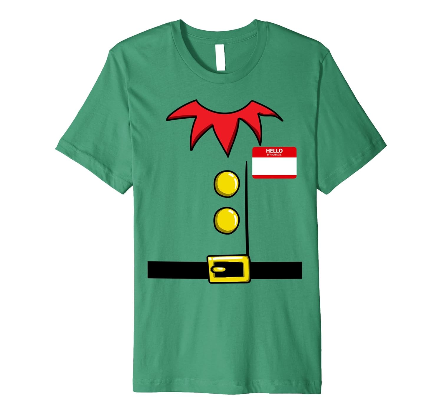 Elf Christmas Group Costume Idea T-Shirt Dwarf Name Plaque-ANZ