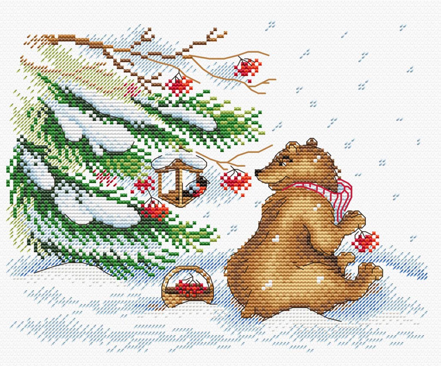 MP Studia Cross Stitch Kit - Winter Treats