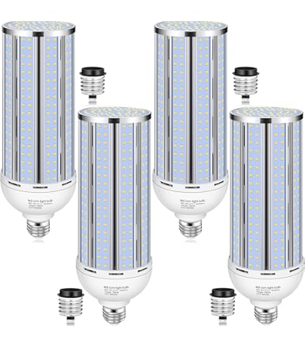 480V 120W LED Corn Light Bulb, E39 Mogul Base LED Light Bulbs, Corn Bulb 5000K Daylight, Large Area Lamp Replacement For Garage, Warehouse High Bay Cob Lighting, ETL Listed 277-480V
