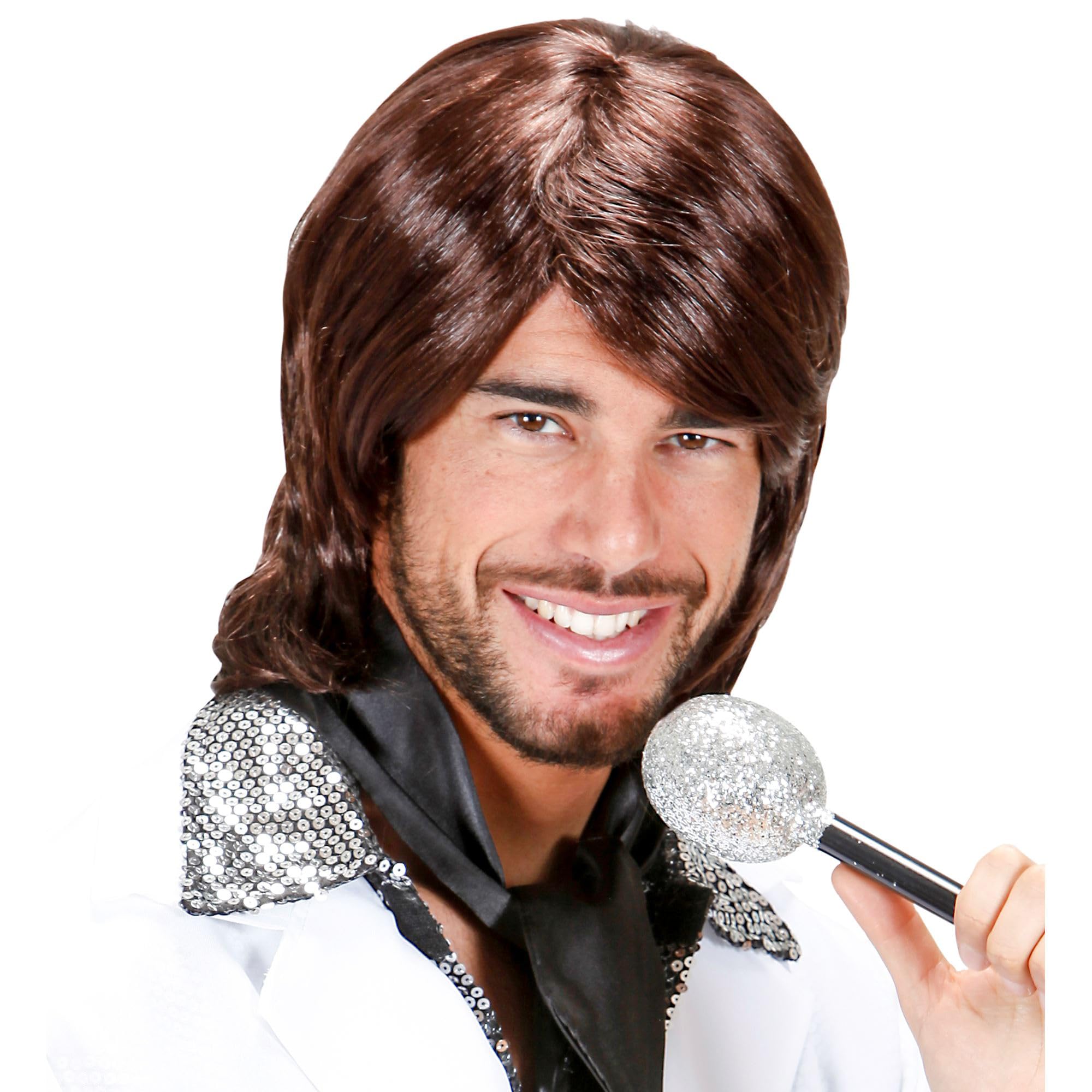 70s Pop Star Benny Boxed Wig for Hair Accessory Fancy Dress