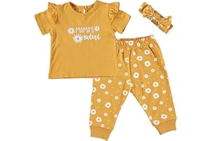 Chick Pea Baby Girl Clothes Newborn Jogger Layette Set