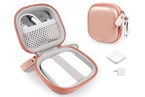 WGear Credit Card Reader Case for Square Contactless and Chip Reader, Chip Reader Scanner, USB Cables and Small Accessories, Mesh Pocket, secure elastic strap, easy to go Carabiner (Sand), WG011981