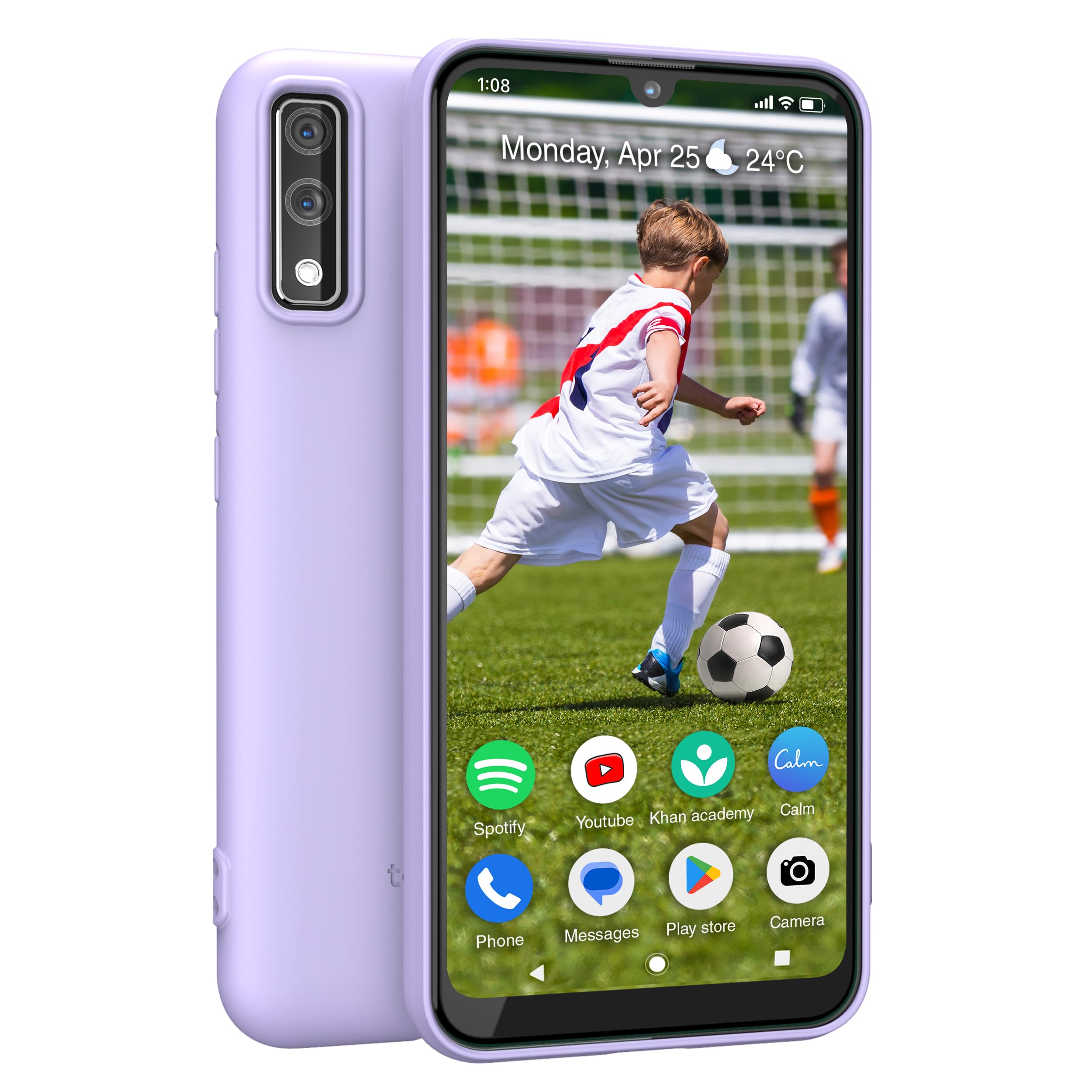 Photo 1 of Teracube Thrive Kids Smart Phone – Safe Android Phone for Kids & Teens with Parental Controls, Block/Limit Social Media and Internet, GPS, Talk & Text, Spam Blocker (Monthly Plan Required)