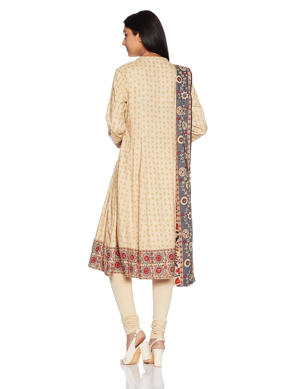 biba women's anarkali salwar suit