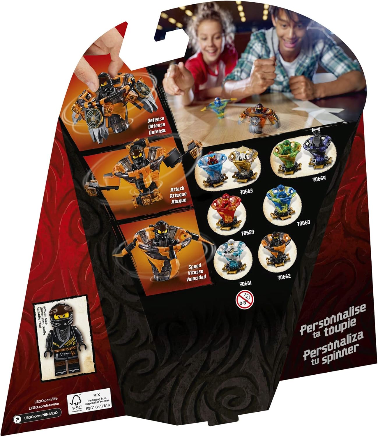 ninjago spinner cole